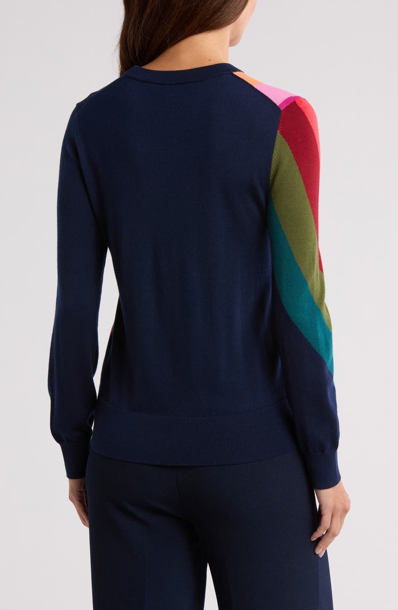 Trina Turk Kosi Abstract Merino Wool Sweater, Alternate, color, 