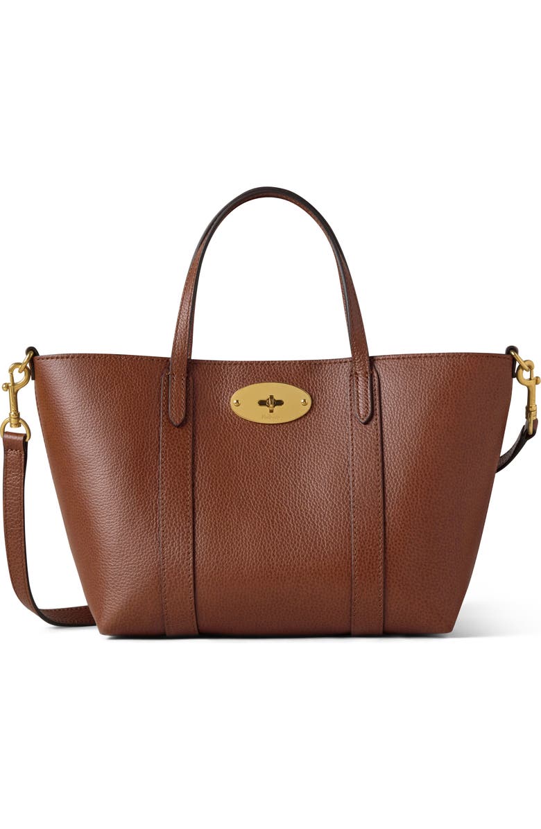 Mulberry Mini Bayswater Tote, Main, color, Oak