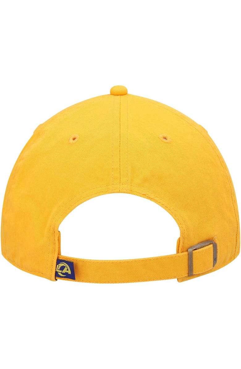 '47 Men's '47 Gold Los Angeles Rams Secondary Clean Up Adjustable Hat, Alternate, color, Gold