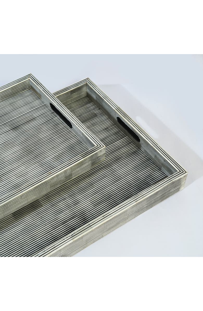 Mela Artisans Pinstripe Inlay Tray, Alternate, color, Pinstripe