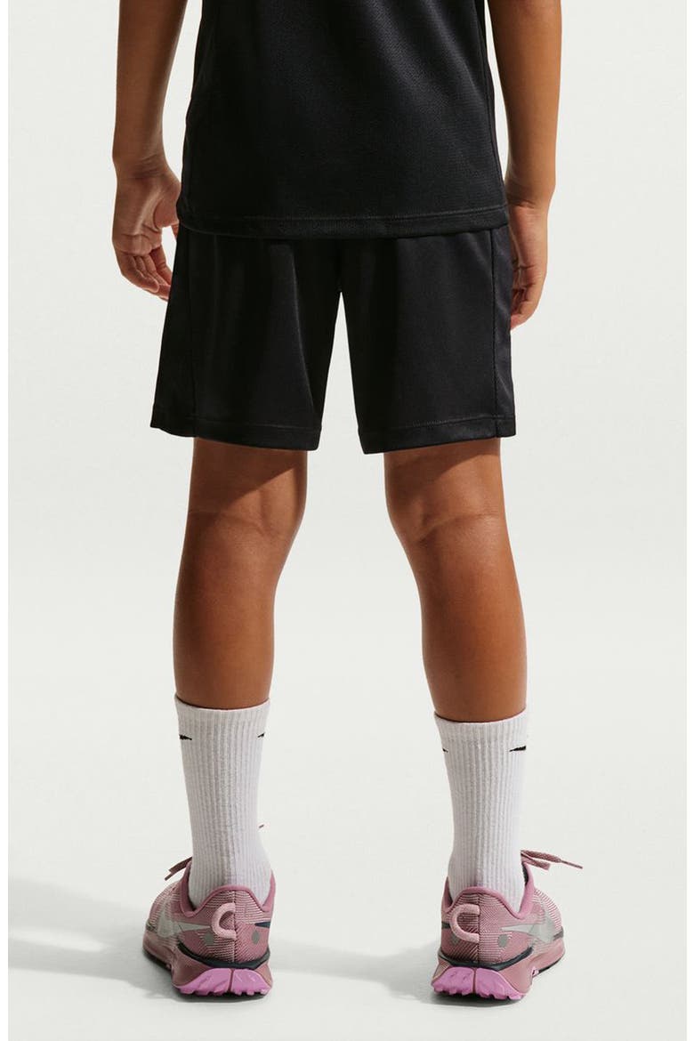 Kids' Dri-FIT Training Shorts, Alternate, color, BLACK/ BLACK/ WHITE