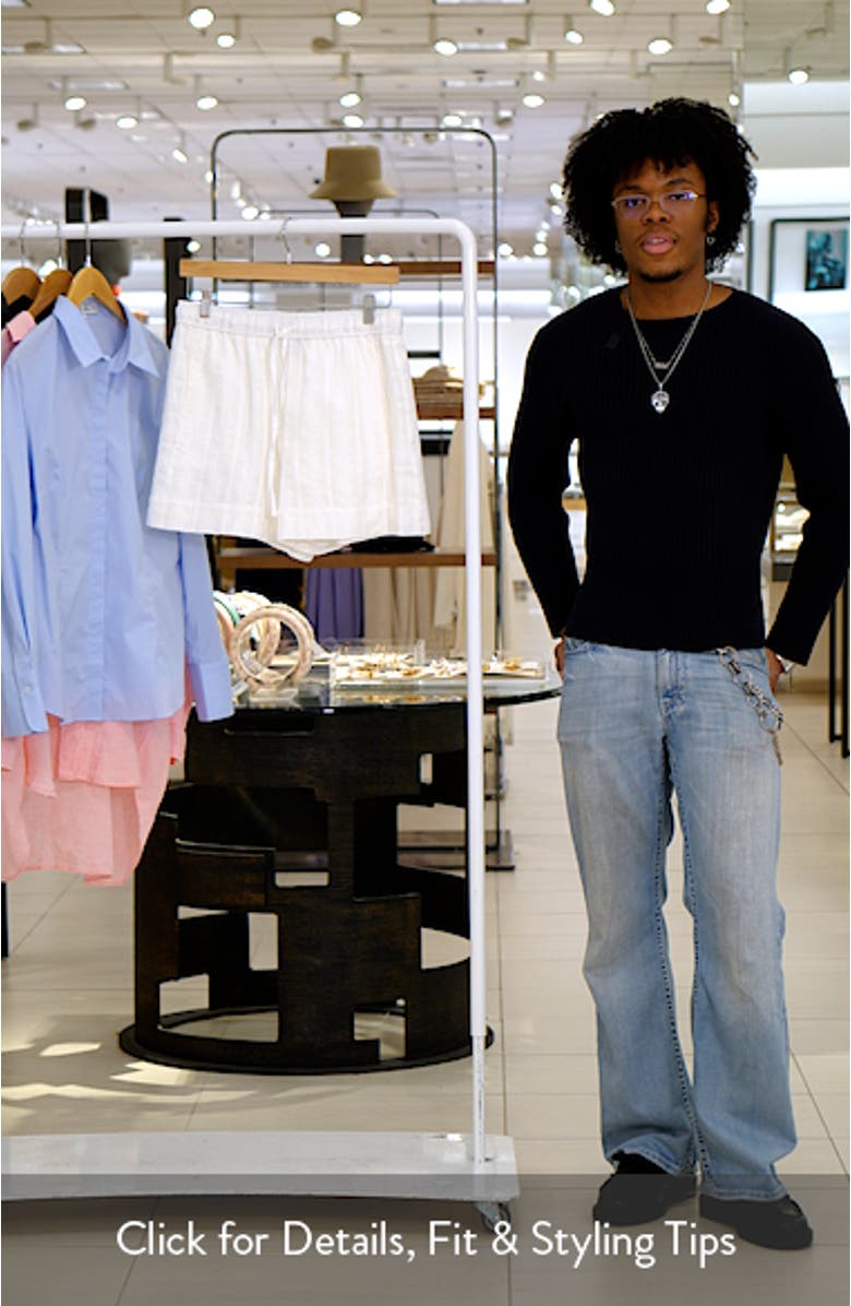 Textured Cotton Shorts, sales video thumbnail