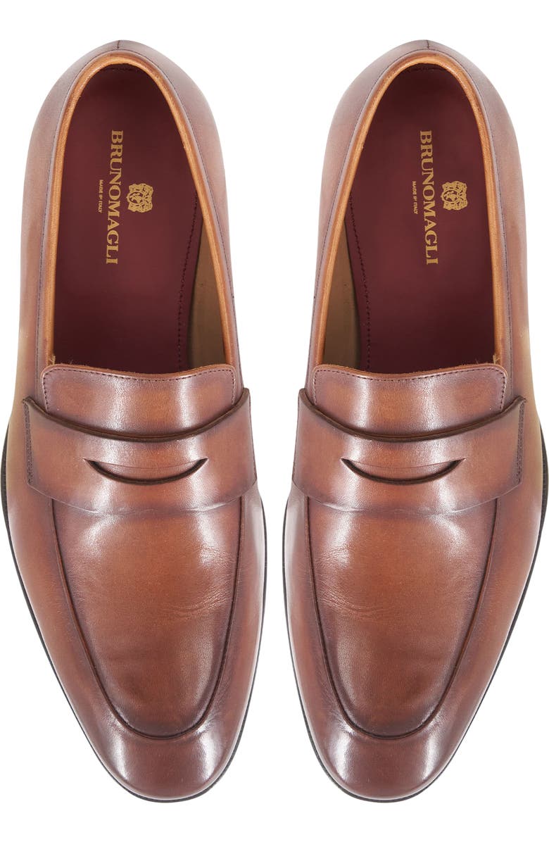Bruno Magli Maioco Penny Loafer, Alternate, color, Cognac Calf