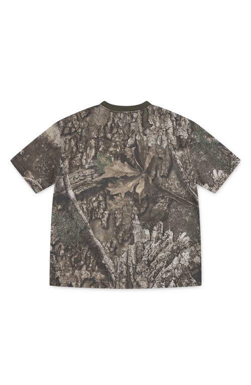 Jordan Kids' X Realtree Mj Mvp Distressed T-shirt In Gray