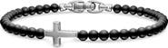 David Yurman Men's Spiritual Beads Cross Beaded Bracelet