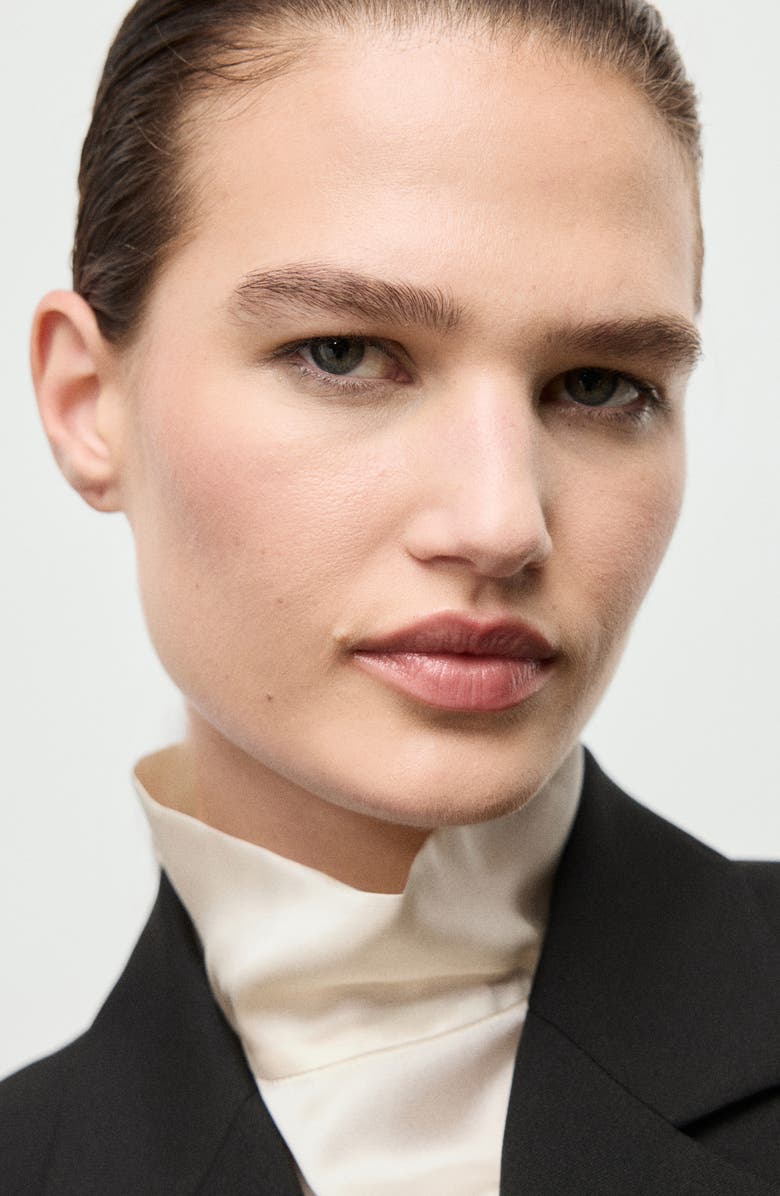 MANGO Crop Suit Blazer, Alternate, color, 