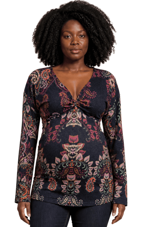Maternity & Nursing Long Sleeve T-shirt Tina