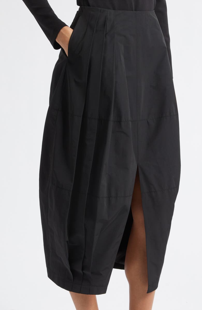 ISRAELLA KOBLA Daphne Lantern Midi Skirt, Alternate, color, Black