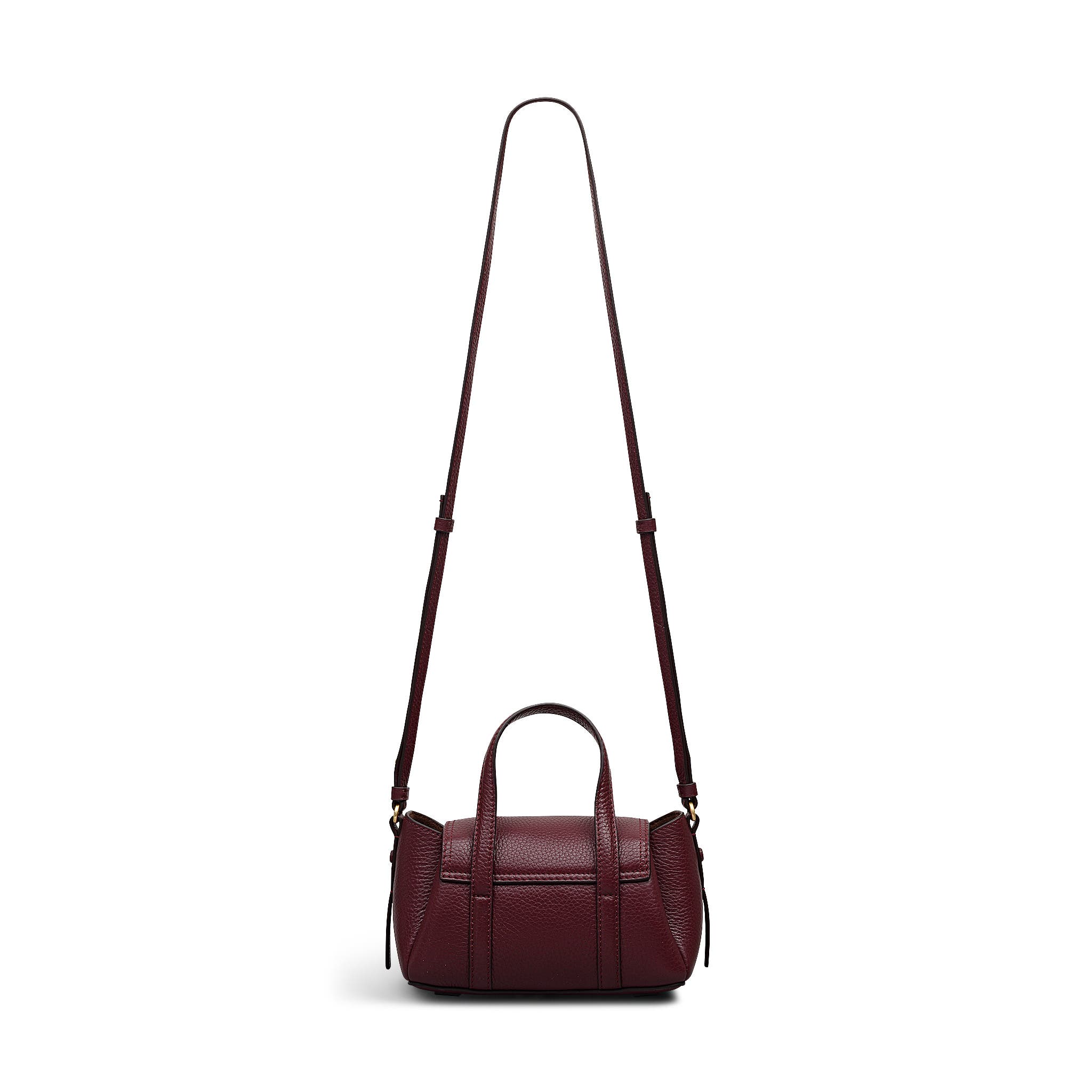 The Chancery Small Flapover Satchel Bag, Alternate, color, Dark Cherry