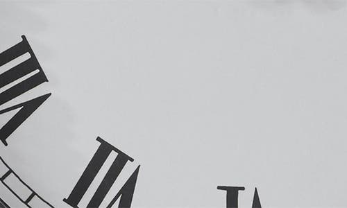 Uma Grey Wall Clock In Gray