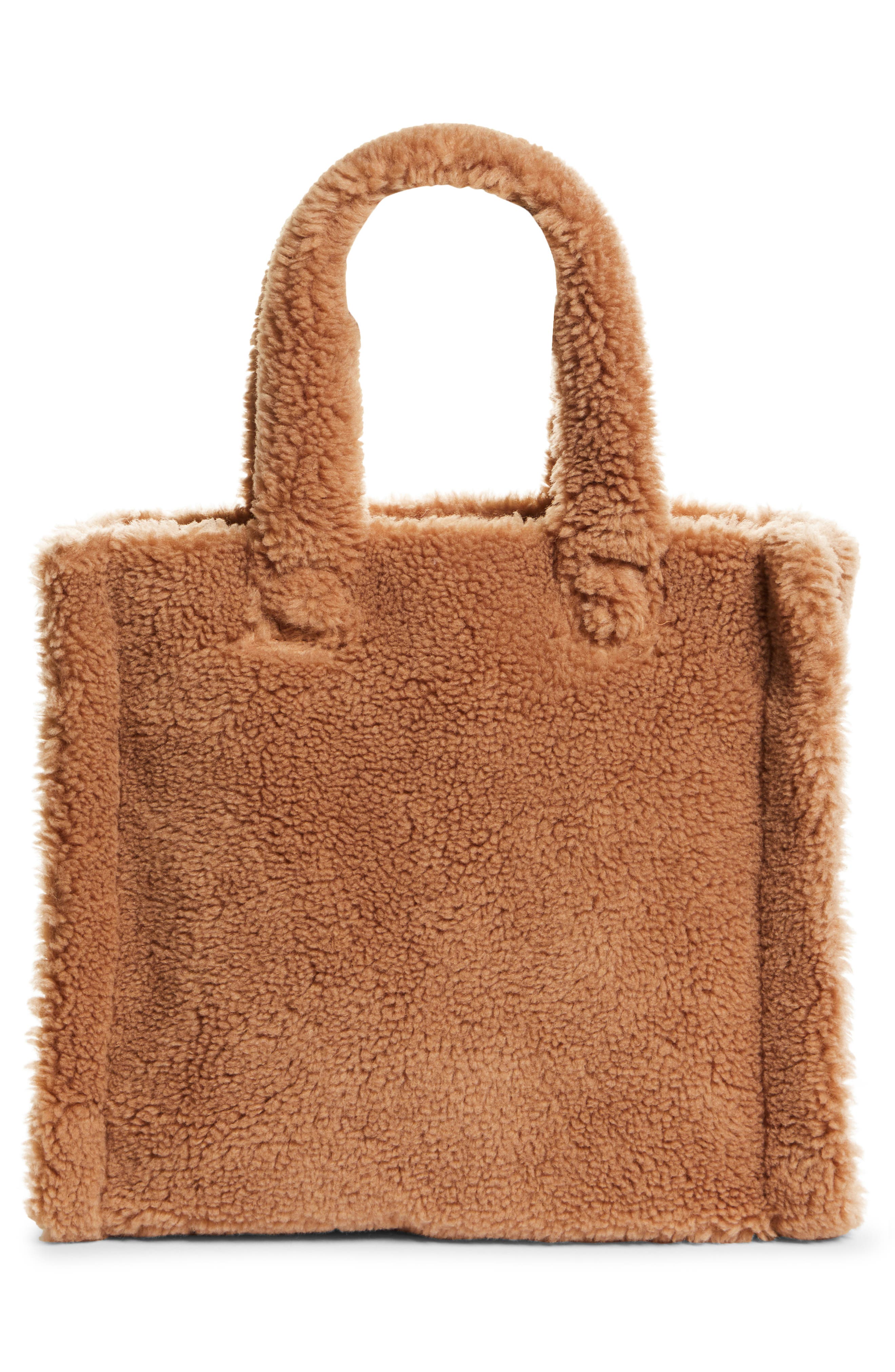 Stand Studio Medium Lolita Faux Shearling Teddy Tote, Alternate, color, 