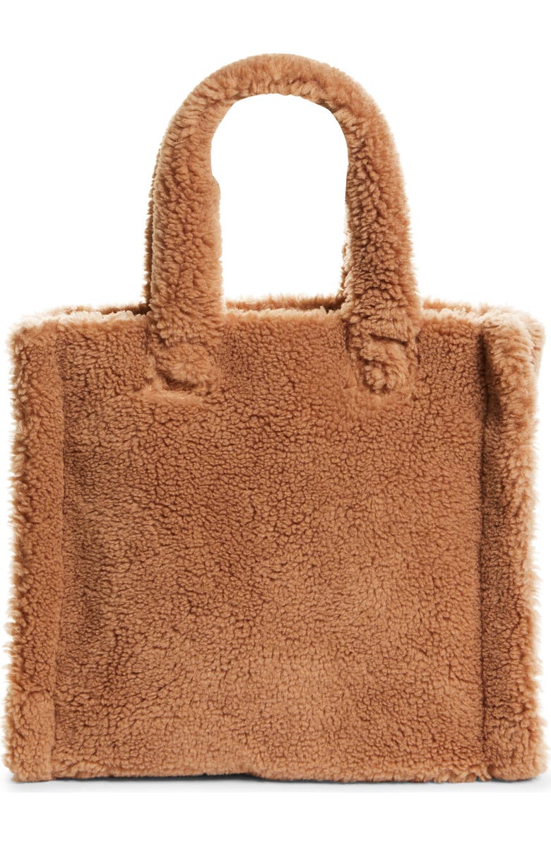 Stand Studio Medium Lolita Faux Shearling Teddy Tote, Alternate, color,