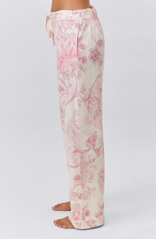 Papinelle Coco Cozy Pajama Pants In Pink