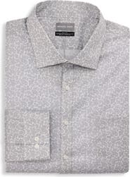 Michael Kors Big & Tall Tonal Paisley Performance Dress Shirt