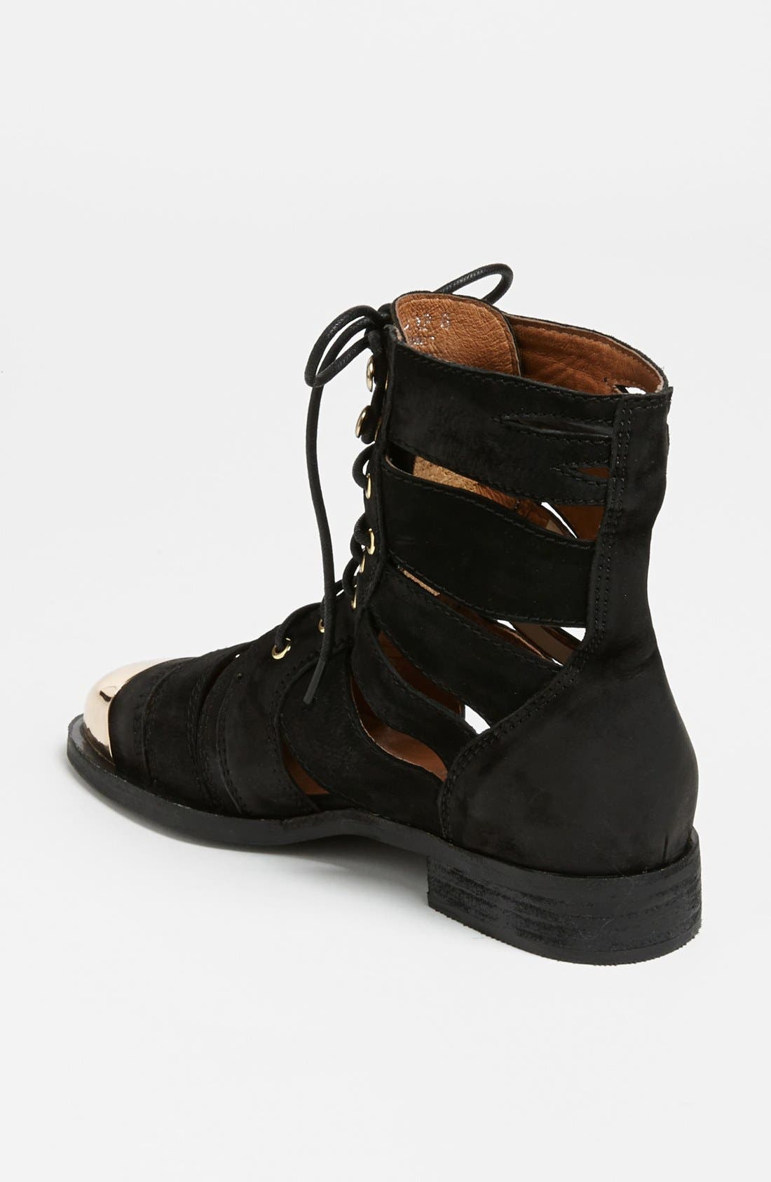 'Slashd' Boot, Alternate, color, BLACK NUBUCK GOLD