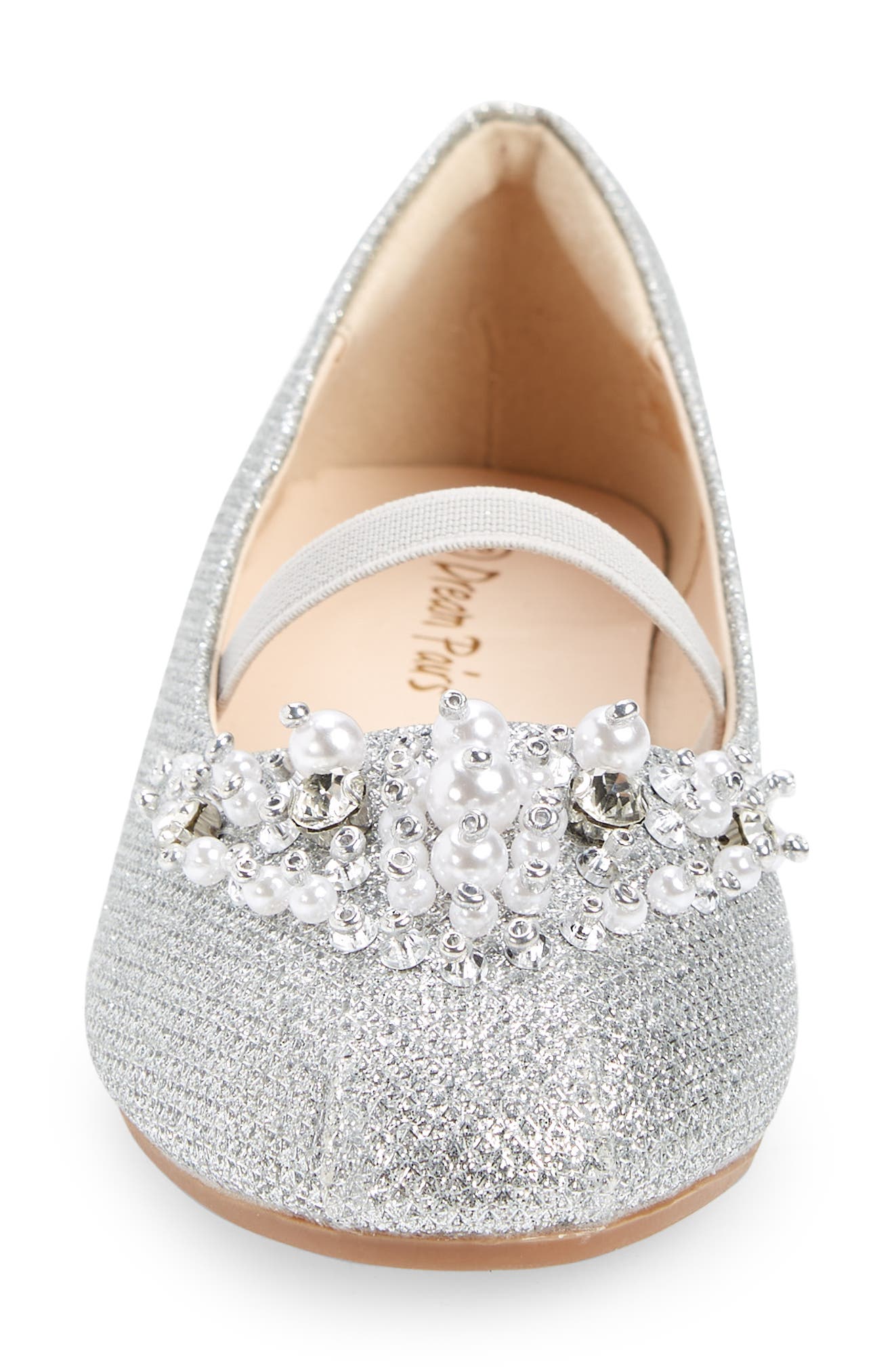 DREAM PAIRS Kids
 Glitter Mary Jane, Alternate, color, Silver