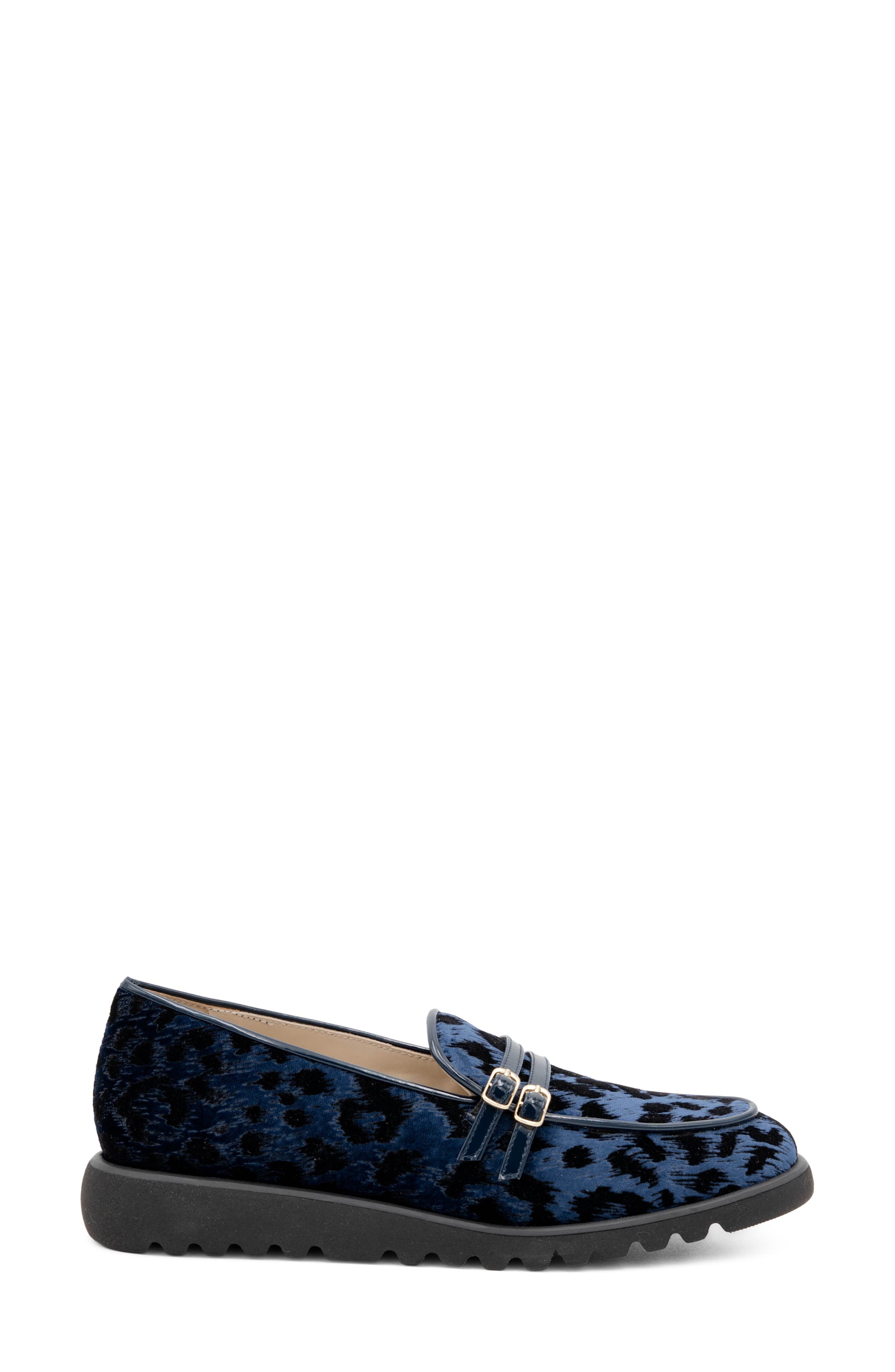 Erik Wedge Sneaker, Alternate, color, OCEANO DIZY NIGHT VERNICE TRIM