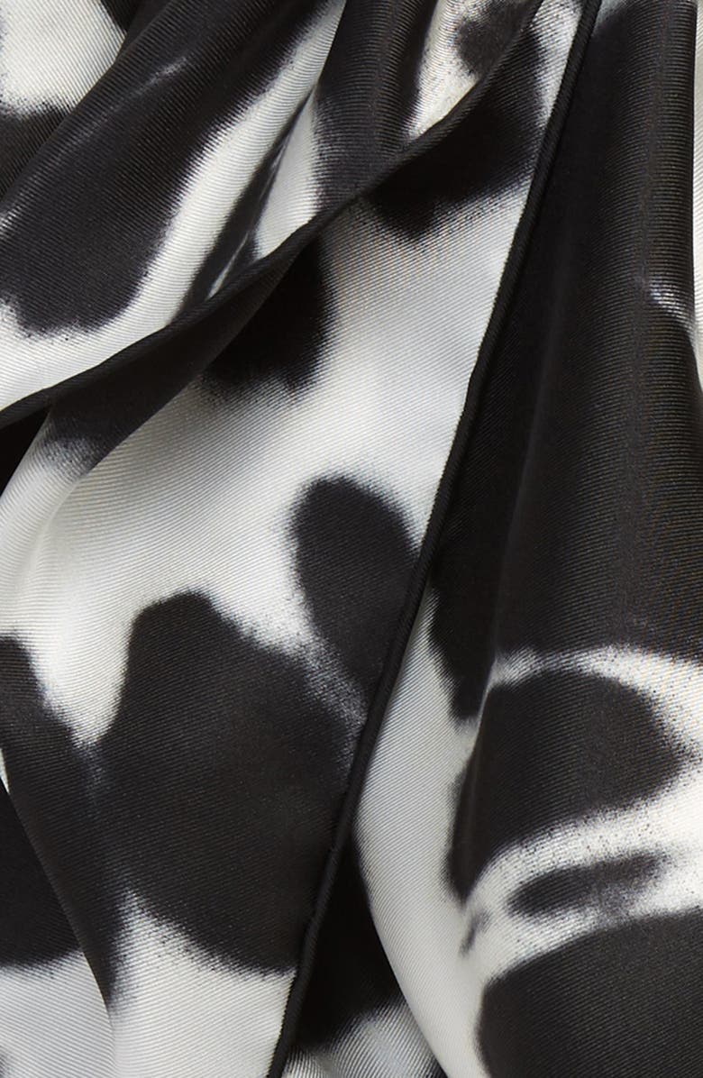 Givenchy Heart Logo Tie Dye Silk Scarf, Alternate, color, 