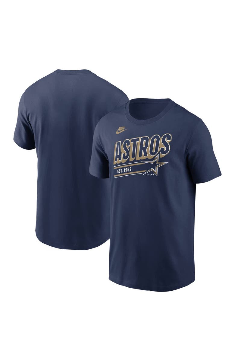 Nike Men's Nike Navy Houston Astros Cooperstown Collection Retro T-Shirt, Main, color, Navy