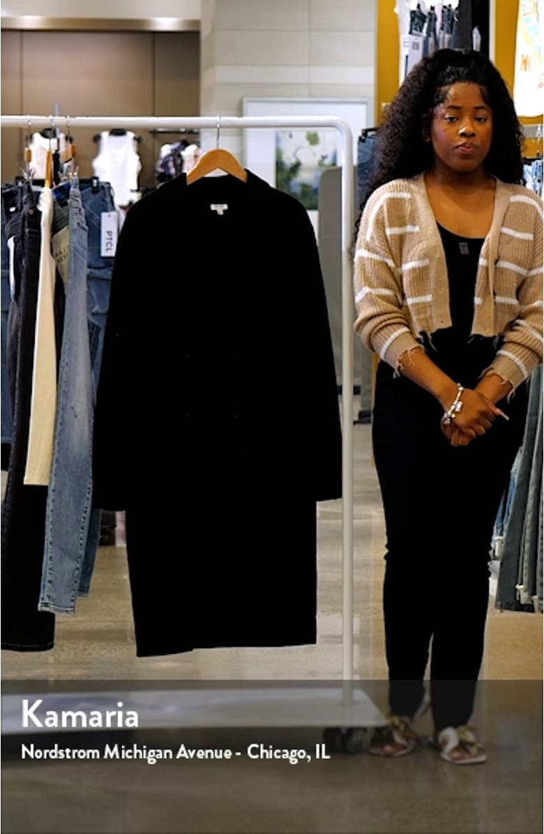 x @cellajaneblog Double Breasted Wool Blend Coat, sales video thumbnail