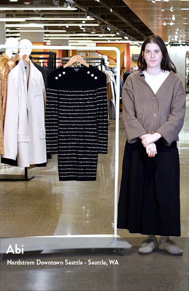 bebe Rhinestone Long Sleeve Sweater Dress (Women) | Nordstromrack
