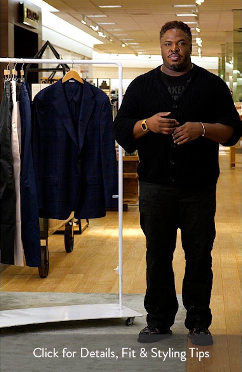 Hyperlight Soft Tan Plaid Wool Sport Coat, sales video thumbnail