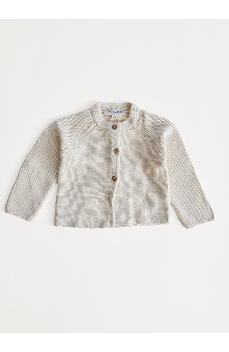 Timo & Violet Knit Cardigan, Main, color, Beige