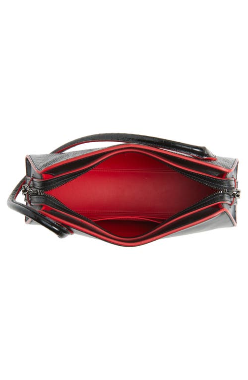 Christian Louboutin Mini Eloise Leather Baguette Bag In Black