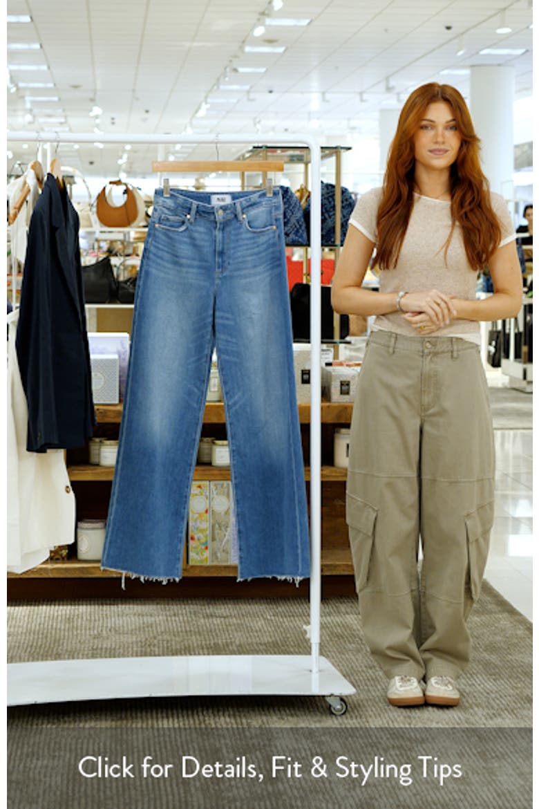 Anessa Raw Hem High Waist Wide Leg Jeans video