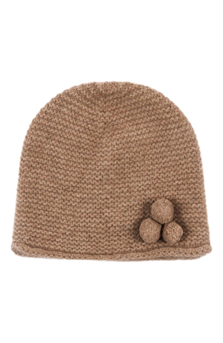 GOBI Mongolian Cashmere Organic Color Cashmere Baby Set, Alternate, color, Taupe