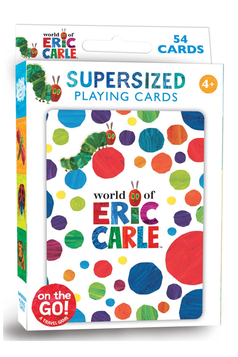 World of Eric Carle Jumbo Playing Cards, Main, color, Multicolor