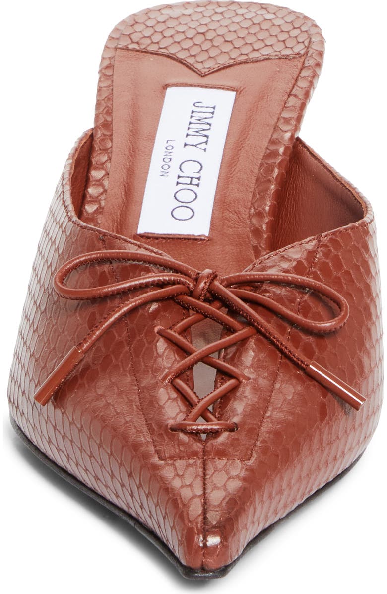 Jimmy Choo Scarlett Pointed Toe Mule, Alternate, color, Cognac