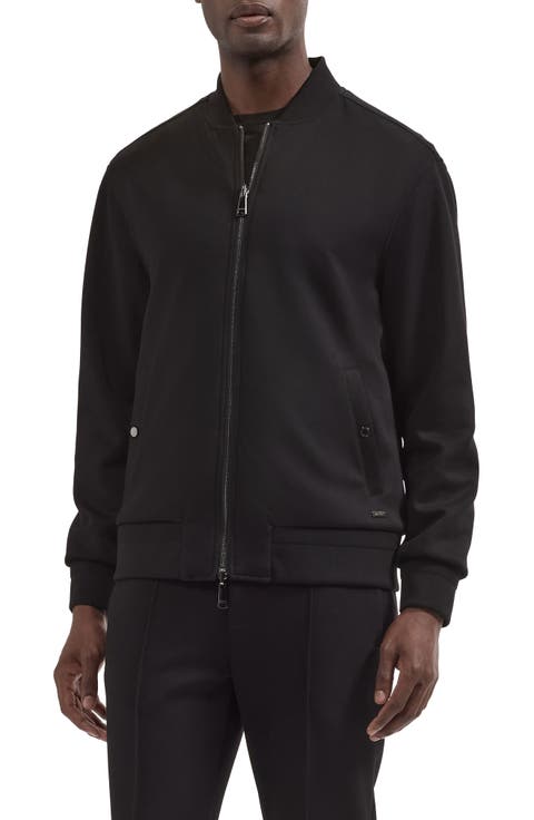 Soft Touch Knit Bomber Jacket