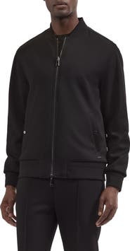 Bugatchi Soft Touch Knit Bomber Jacket