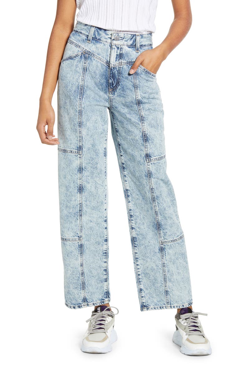 The Tomas X High Waist Wide Leg Jeans, Main, color, FINESSE