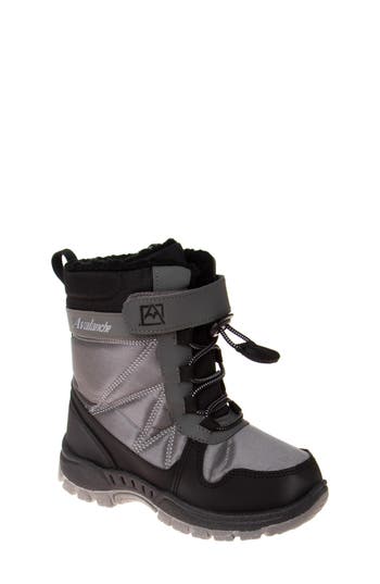 Avalanche Kids'  Snow Boot In Animal Print