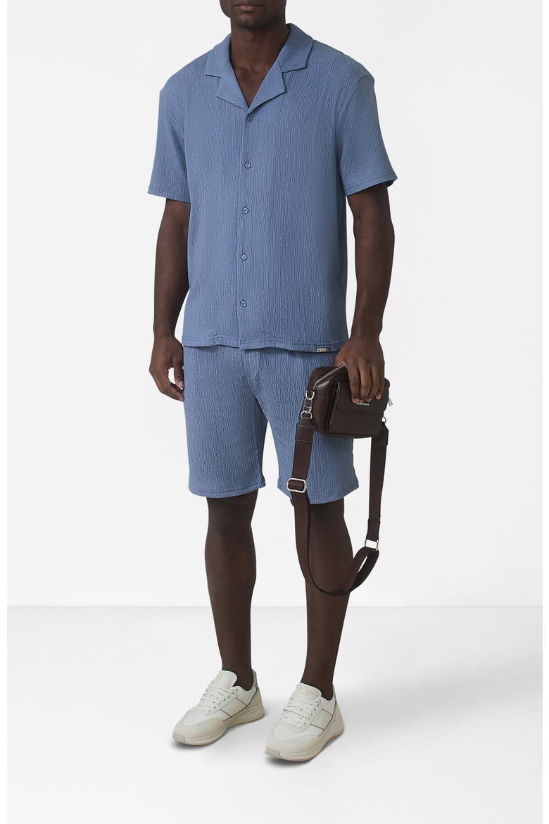 Eivissa Relaxed Fit Shirt, Alternate, color, Medium Blue