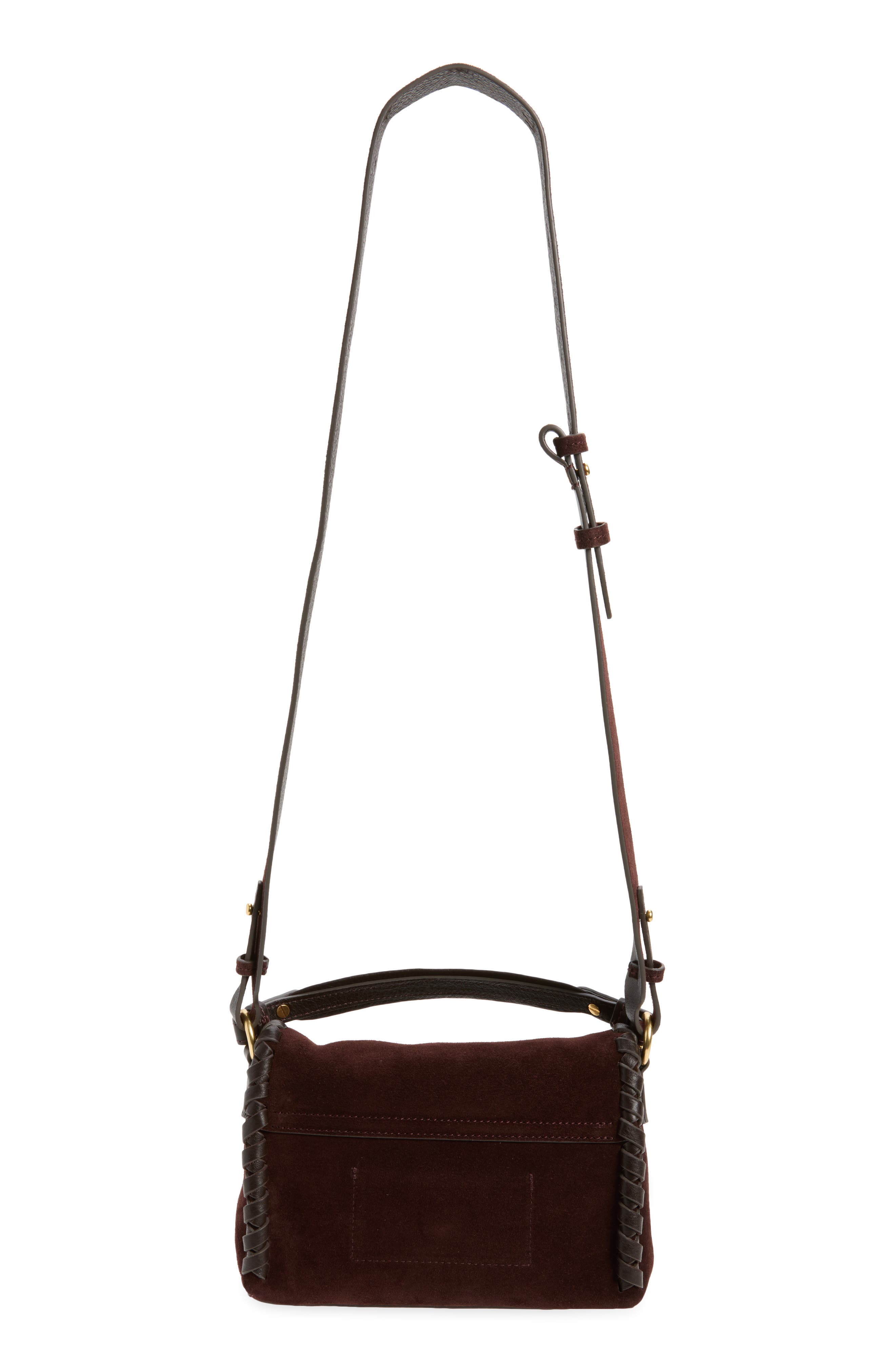 Mortimer Suede Crossbody Bag, Alternate, color, GRAPE