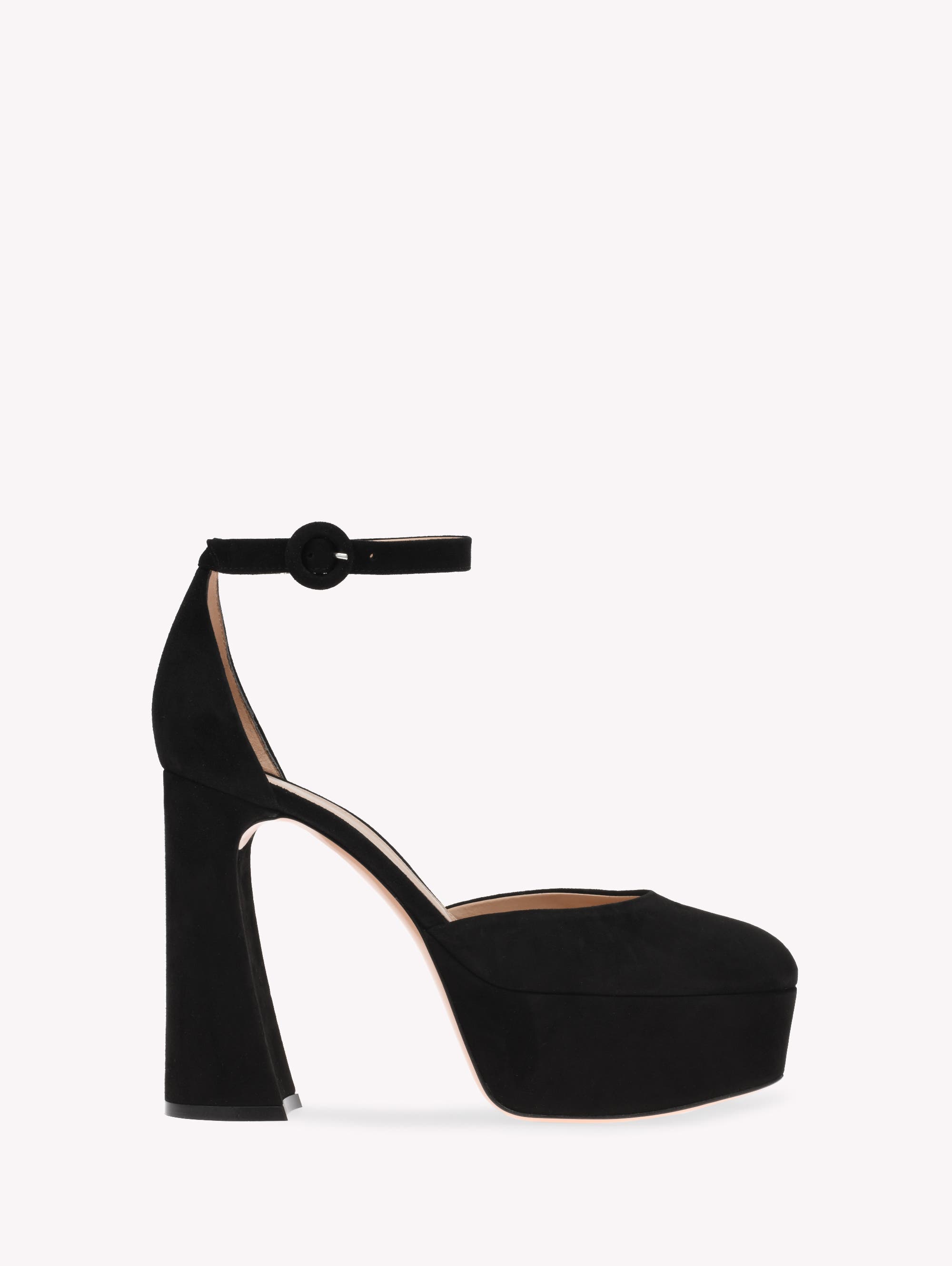 Gianvito Rossi Holly D'Orsay Slingback, Main, color, Black