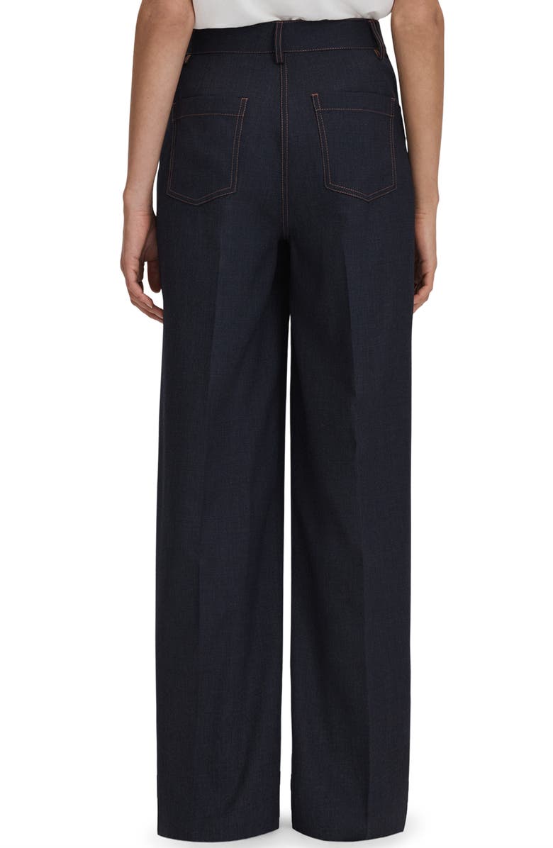Reiss Raven High Waist Straight Leg Jeans, Alternate, color,