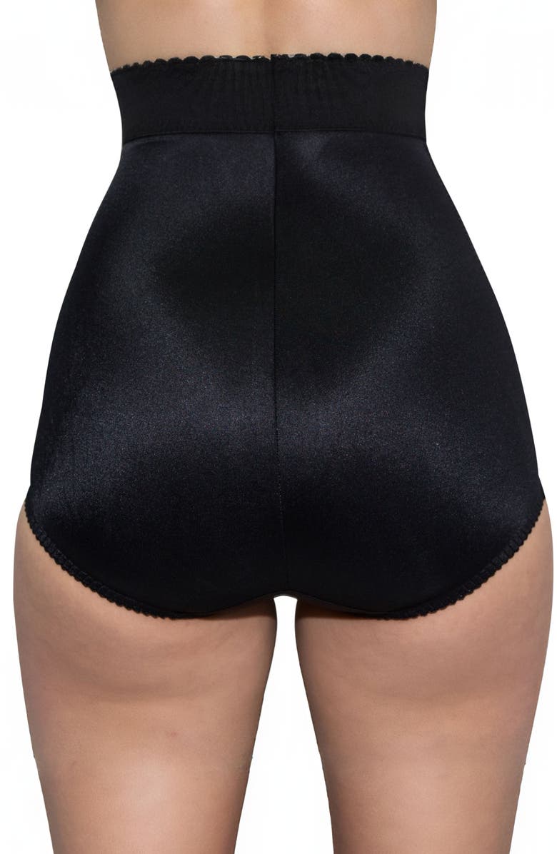 Rago High Waist Tummy Control Panty, Alternate, color, Black