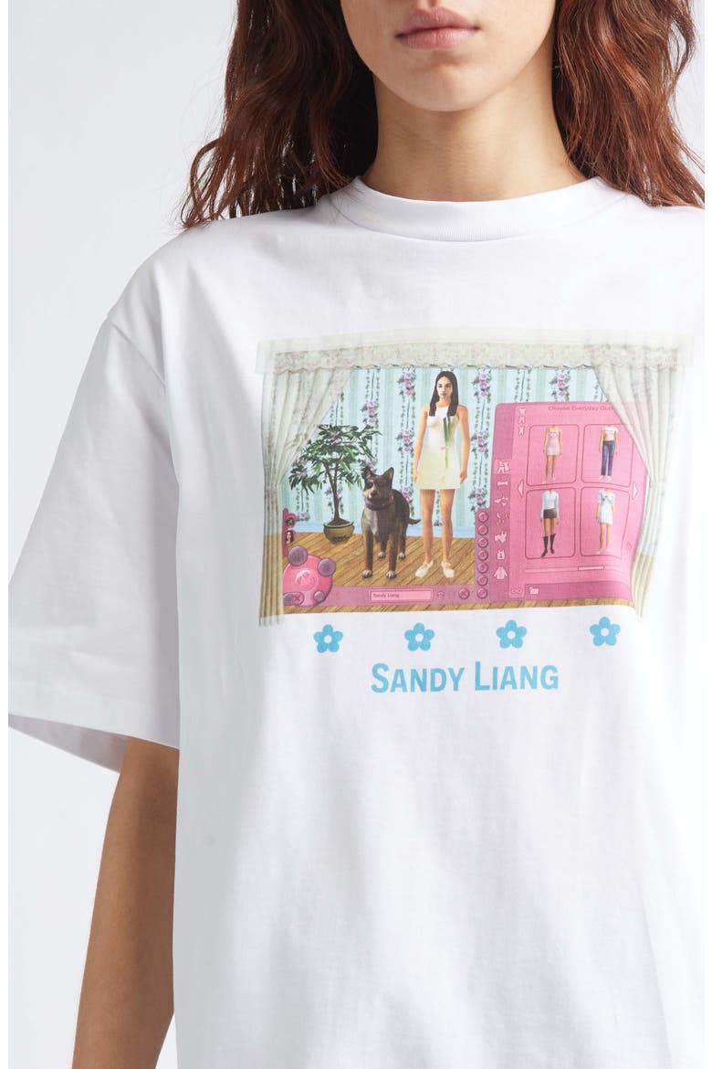 Simi Boxy Graphic T-Shirt, Alternate, color, WHITE