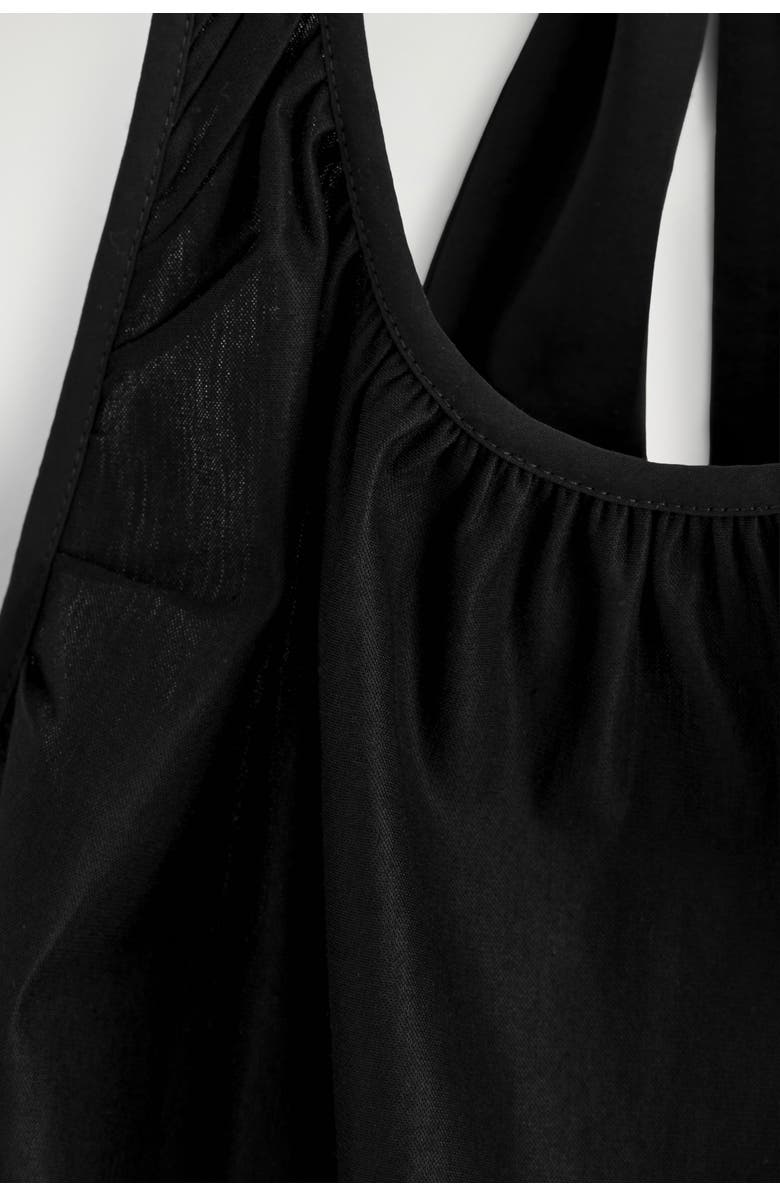 COS Open-back Halterneck Top, Alternate, color, Black
