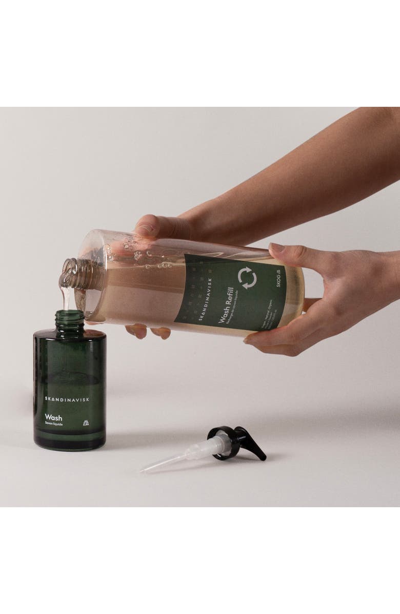 SKANDINAVISK Wash Refill SKOG 1L, Alternate, color, Green