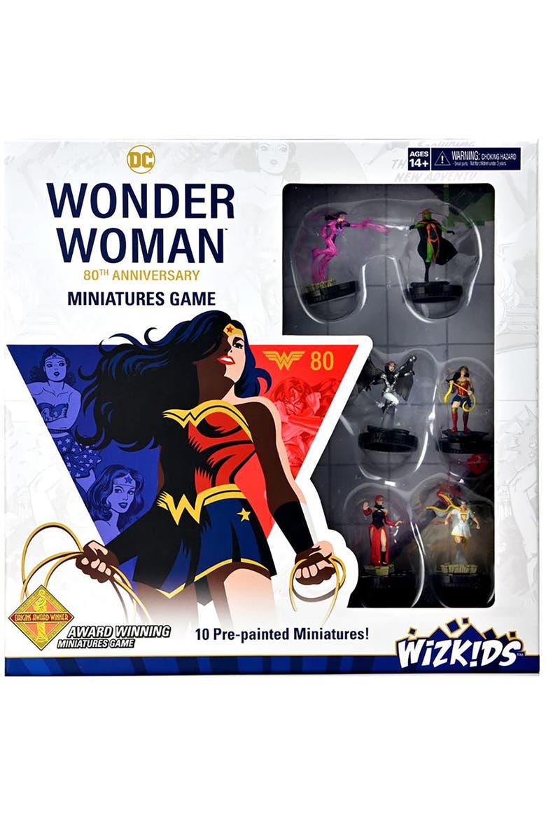DC Comics HeroClix Wonder Woman 80th Anniversary Miniatures Game, Main, color, Multicolored