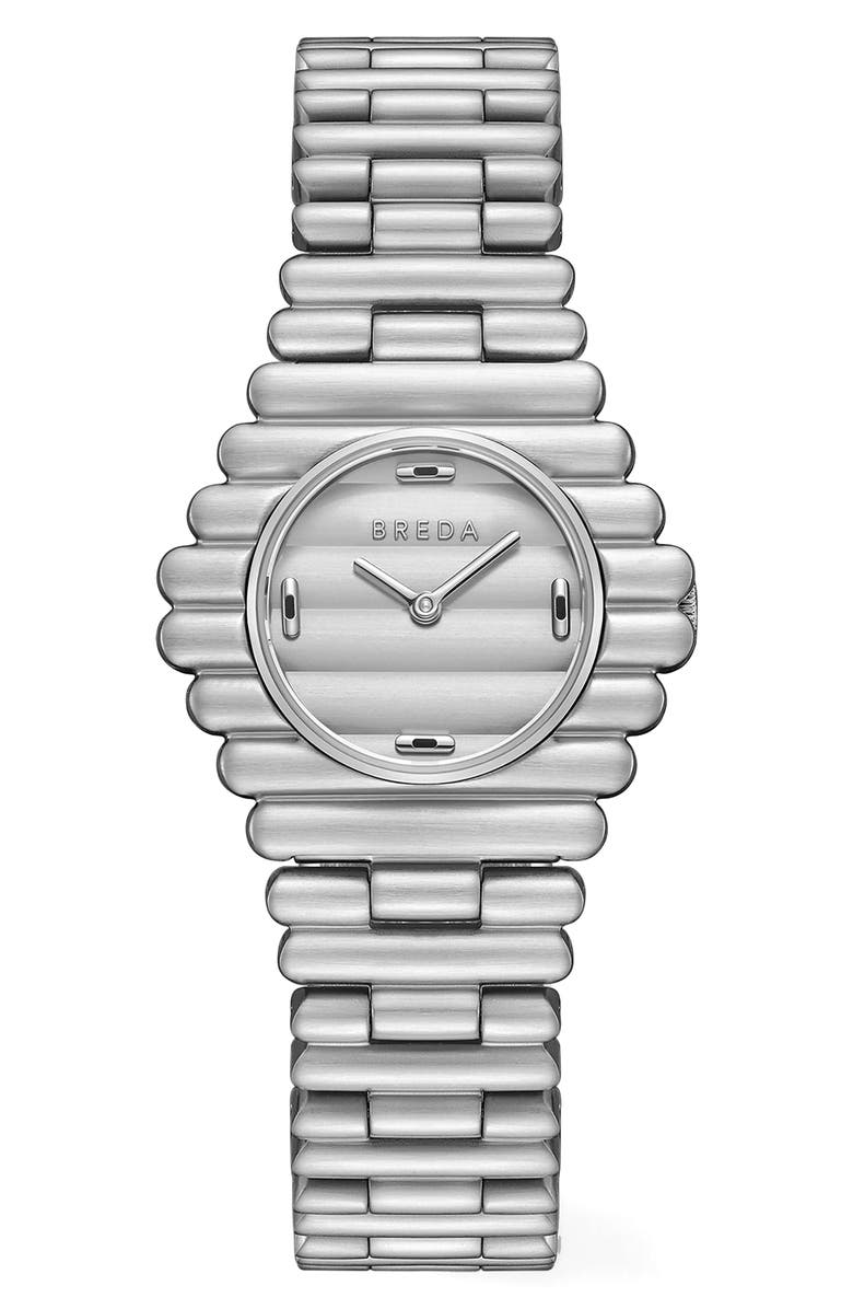 BREDA The Coda Bracelet Watch, 32mm, Main, color, Stainless Steel