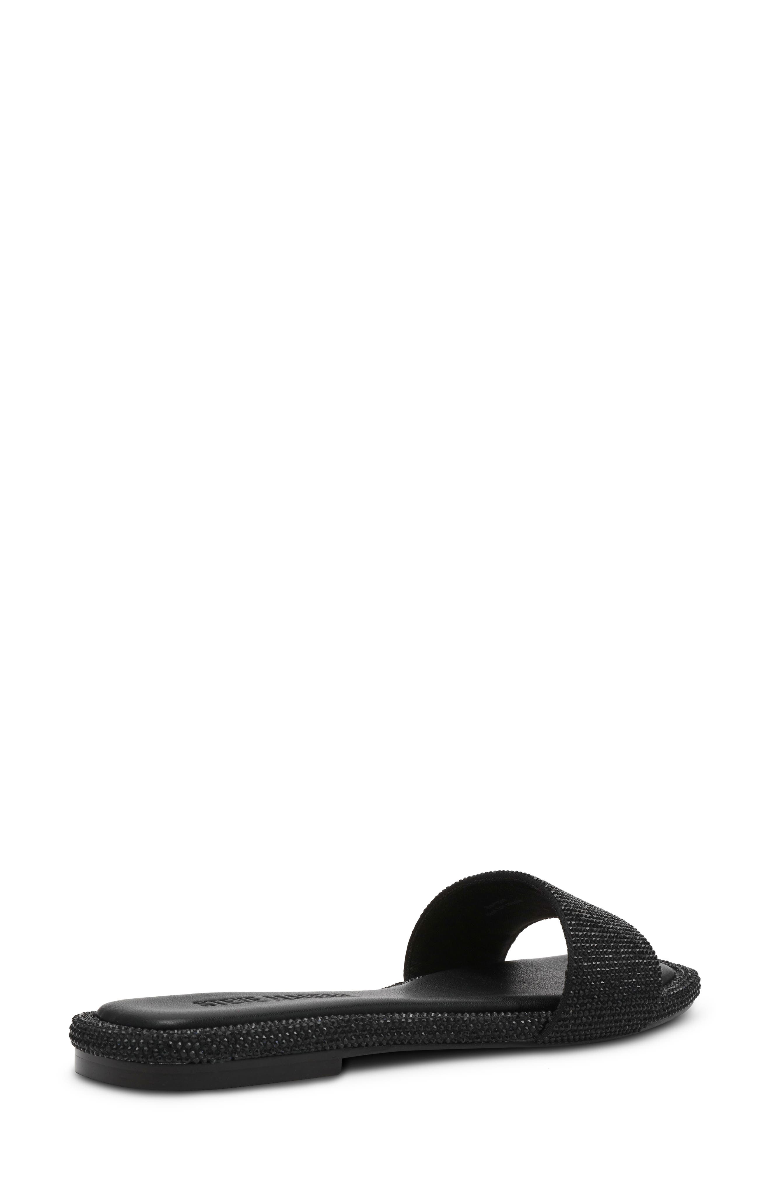 Steve Madden Lumina Slide Sandal, Alternate, color, Black