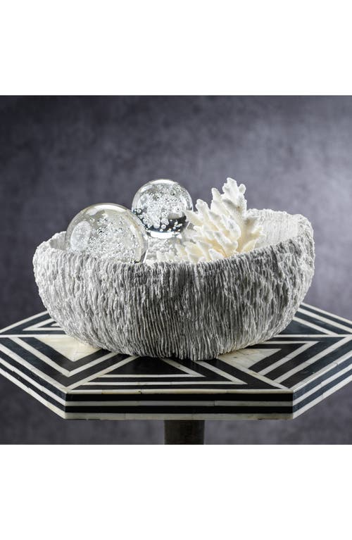 Zodax Crista Coral Bowl In Gray
