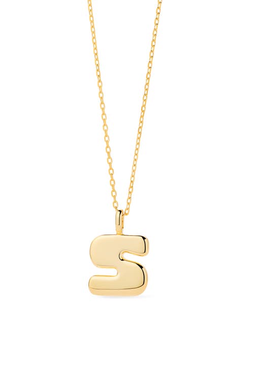 Ana Luisa Letter Necklace In Gold