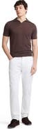 Onia Extra Fine Merino Wool Short Sleeve Johnny Collar Polo